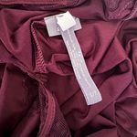 Aerie  Elegant Burgundy Lace Bodysuit🫧 Photo 3