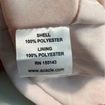 Azazie NWT  BLUSHING PINK CHIFFON CROPPED TOP SIZE XL Photo 9