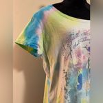 Handmade Disney Store Blue and Green Tie Dye Glinda The Good Witch Tee size XXL Photo 1