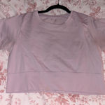 Aerie Dusty Mauve Cropped T-Shirt – Size XL | Like New | Soft & Boxy Fit Photo 0