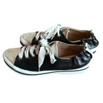 Ron White Nova Sneaker Onyx/Platino (Black/Metallic) Size 38 (7.5/8 US) GUC Black Photo 4