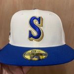 New Era Cap Seattle Mariners Ken Griffey Jr #24 Side Patch New Era 59Fifty Fitted Hat size 7 1/8 brand new  Photo 1