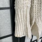 American Eagle AEO  Lace Up Neckline Knitted Sweaterknit Long Sleeves White Small Photo 9