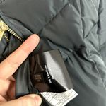 Cole Haan Signature Down Quilted Parka Puffer Jacket Coat Faux Fur Gray Brown Photo 2