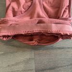 Fabletics  Orange Cloud Seamless Knotted Midi Bra - Size XS Photo 5