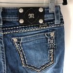Miss Me  Womens Jeans JS5408B8 Boot Cut Embellished Embroidered Low Rise 29 Photo 3