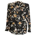 The Kooples  Silk Butterfly Print Lace Up Blouse Photo 1