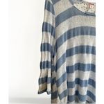 Bongo  Sweater‎ Womens Plus 2X Blue Flowy Knit Soft Comfy Everyday Norm Retro Y2K Photo 2