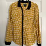 Maeve Anthropologie Yellow Button down Photo 0