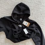 The North Face NWT  Women's Black Fleece Hoodie Sweatshirt Cotton Blended Photo 1