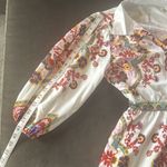 Women’s Floral Print White Summer Mini Dress *Tag Size M fits like a SMALL NEW White Photo 8