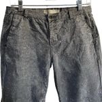ZARA  Z1975 Snakeskin Printed Denim Jeans Pants Waxed Finish 4 X‎ 26 Photo 7