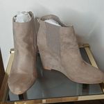 Torrid beige taupe wedge gore heels size 10 Photo 0