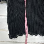 Mable Disco Plisse Mini Dress Black Size Small Photo 6