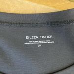 Eileen Fisher  Grey Short Sleeve Shirt Dress Photo 6