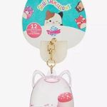 Squishmallows Mushroom Keychain with Glitter and Pink Liquid Photo 0