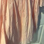 Cara Cara Hart Blush Pink Eyelet Mini Dress | Size 4 Photo 8