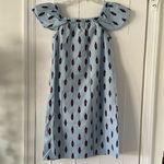 J.Crew NWT Blue Flutter Sleeve Dress Size xxs Photo 7