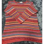 Hunter Unique Kimberly Collection sweater in a vibrant multi-color stripe Size S Photo 3