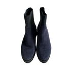 ANDRE ASSOUS Navy Blue Suede Ankle Boots Size 6 Photo 1