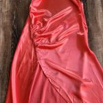 Retrofête Retrofete Sabrina Dress in Coral Size XL Halter Open Back NWT Sleeveless Maxi Photo 4