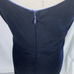 Ali & Jay Velvet Wrap Dress Navy Blue Sleeveless Midi Belted Spaghetti Strap M Size M Photo 9