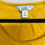 Croft & Barrow Yellow Sleeveless Tiered Dress Photo 2