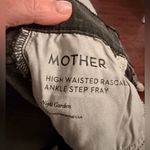 Mother High Waisted Rascal Ankle Step Fray Jeans Night Garden Size 26 Gray Photo 8