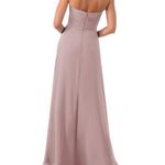 Azazie NEW ‎ ARABELLA ALLURE VINTAGE MAUVE DRESS WOMENS SZ 10 FLOOR LENGTH… Photo 1