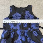 Lane Bryant 14 sleeveless floral jacquard satiny belted dress D4 2455 Photo 1