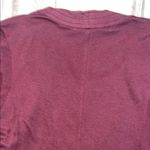Coldwater Creek  Burgundy Open Front One Piece Cardigan - Shirt Top in Knit Photo 7