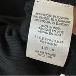 RVCA  Black Latte Long Sleeve Ribbed Bodycon Dress, Size S Photo 7