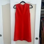 Diane Von Furstenberg  Coral Red Kadijah Mini Dress Photo 3
