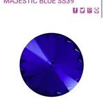 Sparkly ring made with Swarovski crystal adjustable fit handcrafted Silver Photo 3