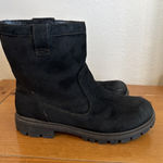 b.o.c Women's‎ Black Suede Fleece Lined Booties Size Photo 0