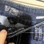 Silver Jeans  Women's Suki Slim Boot Dark Blue denim 31x31 back flap thick stitch Photo 6