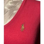 Ralph Lauren  sport hot pink v-neck sweater size xs Photo 3