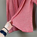 Wooden Ships ✨  Coral Pink Open Front Knit Cozy Soft Cardigan S/M Photo 6