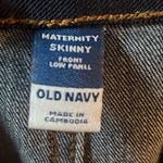 Old Navy  maternity blue denim jeans Photo 6