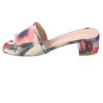 Stuart Weitzman  Cayman 35 Block Floral Slides, Size 10, New with Tag MSRP $425 Photo 2