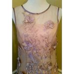 Mauve Blush Flower Embroidered Lace Formal Romantic Fairy Party Dress Decode 1.8 Pink Size 6 Photo 2