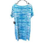 Rafaella NWT  size L  Cabana Party Scuba Blue dress. Outdoors beach comfort Photo 3