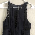 Free People  navy black lace dress size 0 Photo 5