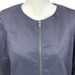 Eileen Fisher jacket/coat, size Medium, ramie, zipper, stretch, dressy, office Photo 1