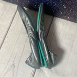 Tieks  BY GAVRIELI Metallic Gray Leather Slip On Foldable Ballet Flats Women Sz 8 Photo 4