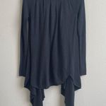 Lululemon Black Dark Grey Cashmere Blend Express Yourself Open Drape Cardigan Photo 8