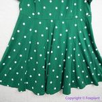 Unique Vintage  X GB Green Polka Dot Dress, 5X‎ Photo 4