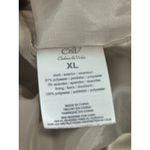 Chelsea and Violet Womens Floral Embroidered Satin Varsity Jacket Size XL Photo 6