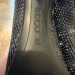 Ecco  | Black snake skin Heels size 9 us 41 uk sizing Photo 4