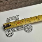 EMMONS Rhinestone Model T Retro Car Vehicle Brooch Pin Vintage Signed Silver Photo 4
